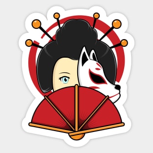 Geisha Sticker